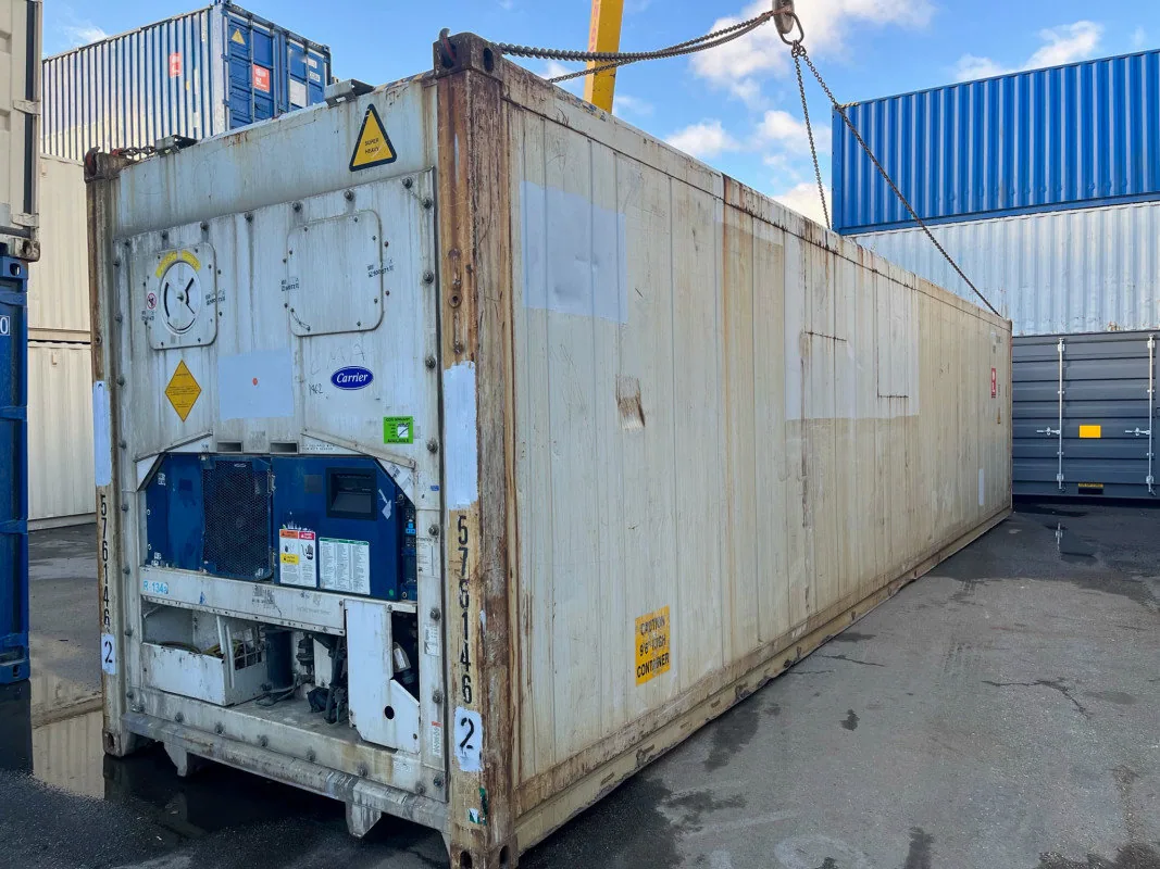 40 foot high cube used refrigerated container