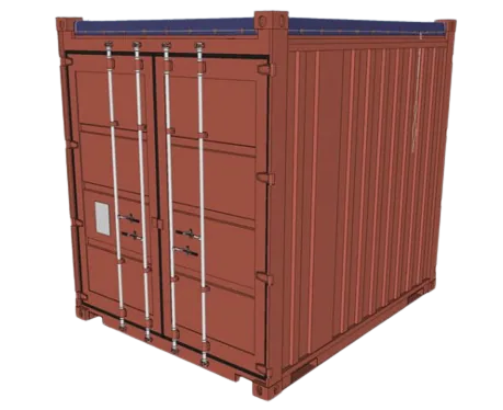 10-foot shipping container 3