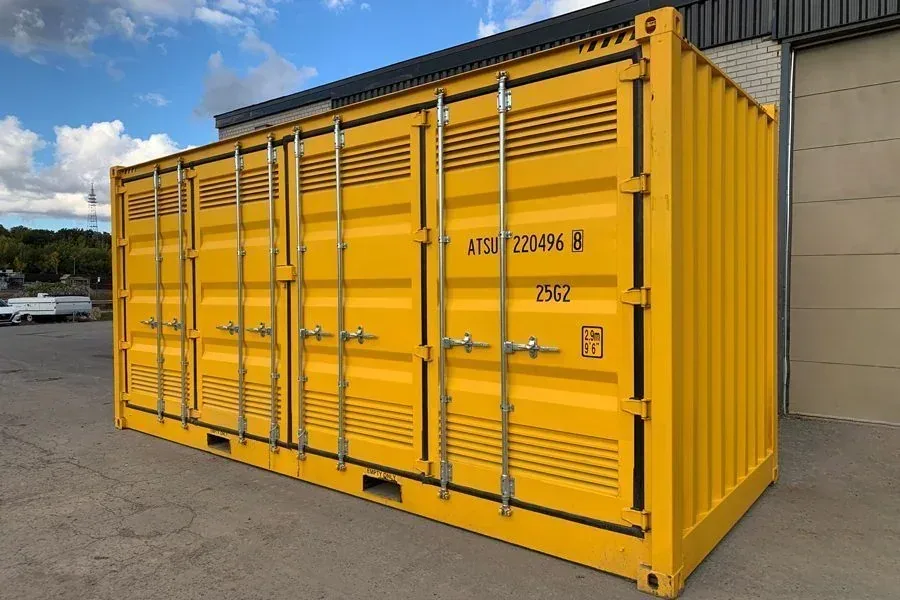 20 foot high cube hazardous materials shipping container