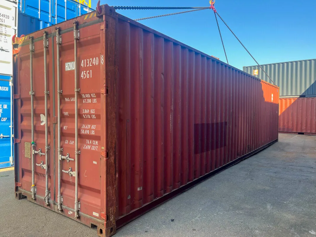 40 foot used shipping container