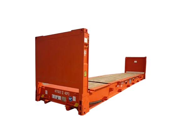 Flat rack container