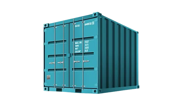 8-foot shipping container